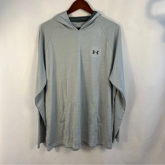 Under Armour Loose Velocity LS Hoodie Men’s Size: 2XL Gray NEW NWT - Picture 1 of 5